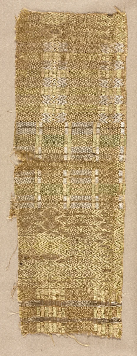 Silk Fragment by Unknown, textile, 1200-1299