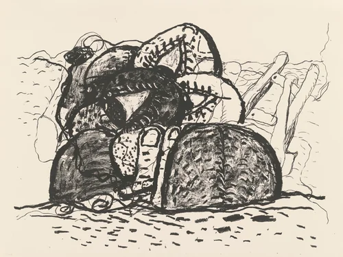 Gulf [special proof] by Philip Guston, print, 1979-1983