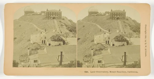 Lick Observatory, Mount Hamilton, California by B. W. Kilburn, photograph, 1895