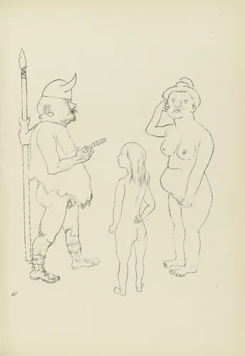 Richard Wagner-Gedenkblatt (plate, folio 74) from Ecce Homo by George Grosz, illustrated book, 1922