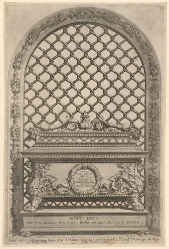 The Grill of the Tomb of Piero and Giovanni de' Medici by Cornelis Cort
Andrea del Verrocchio, print, 1570