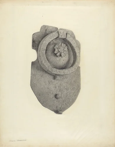 Door Knocker by Joseph Stonefield, index of american design, 1939