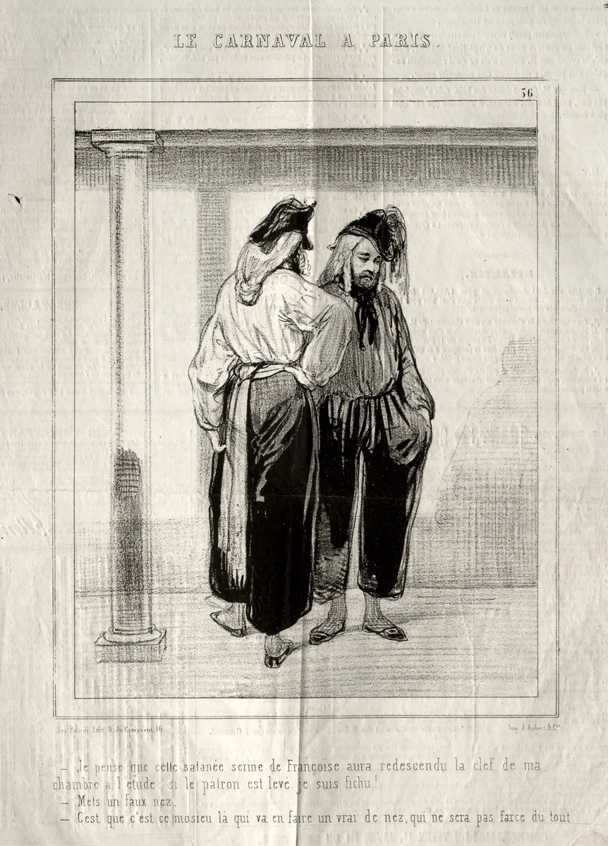 Carnaval by Paul Gavarni, print, 1841-1843