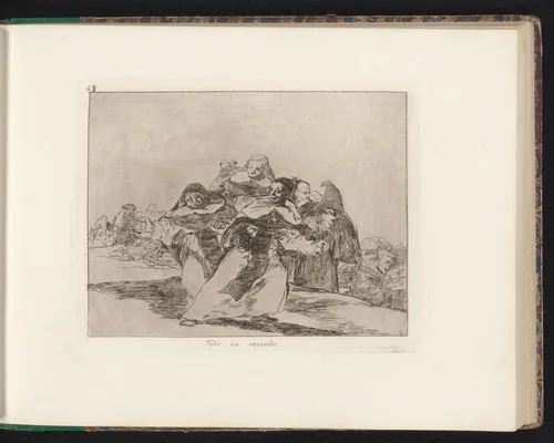 Groep geestelijken by Francisco de Goya, book, 1810-1820