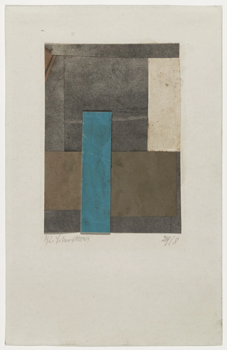 29/8 by Kurt Schwitters, drawing, 1929