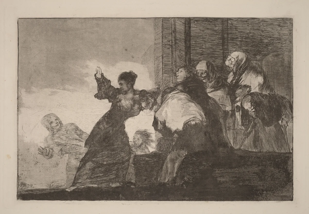 Disparate pobre (Poor Folly) by Francisco Goya, print, 1816