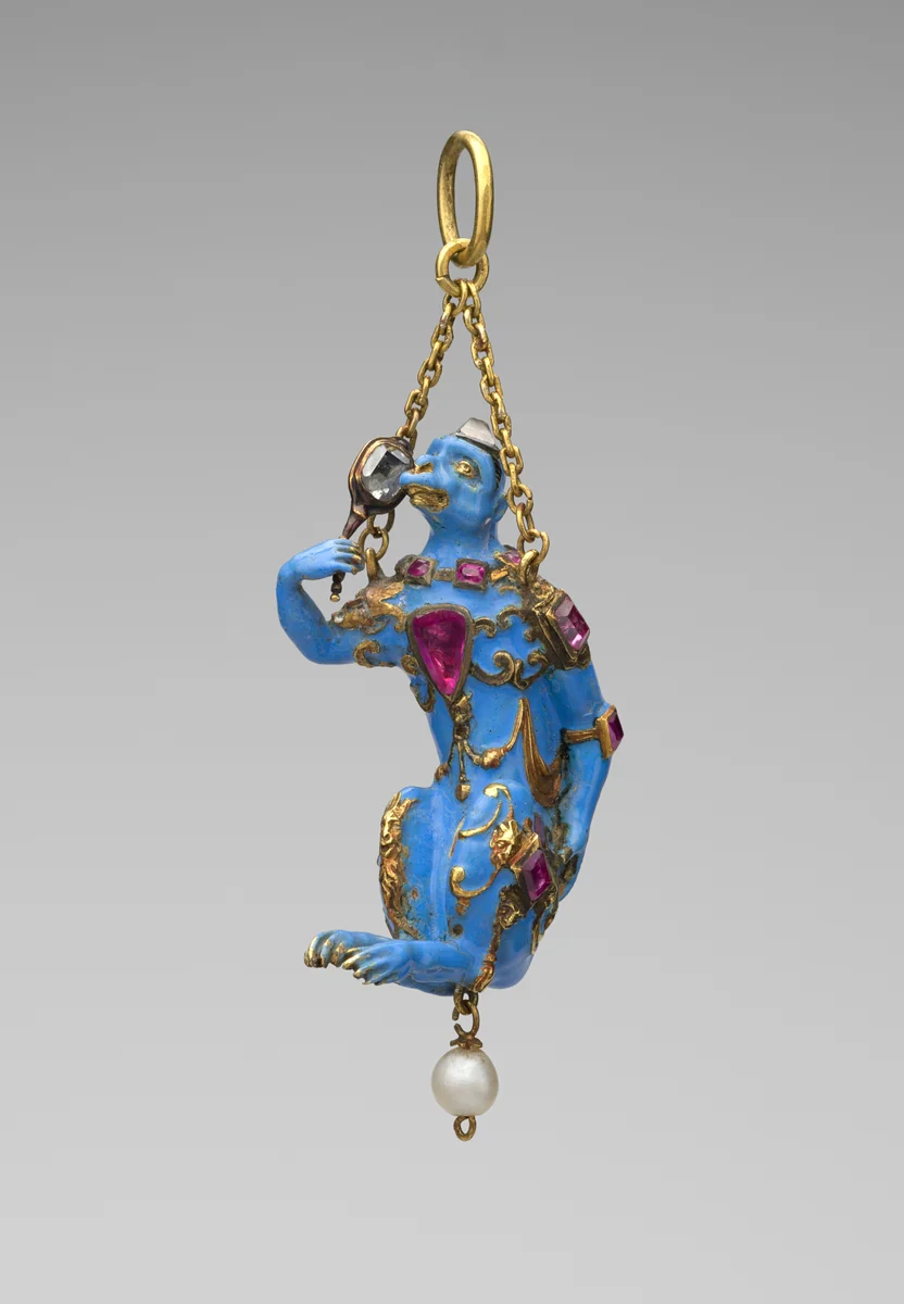 Pendant by Johann Friedrich Dinglinger, metalwork, 1700-1799