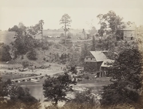 Juridents of the War (Jericho Mills, North Anna, VA) by Alexander Gardner, photograph, 1864