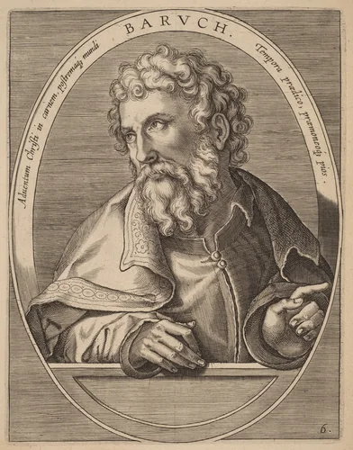 Baruch by Theodor Galle; Jan van der Straet, print, 1613