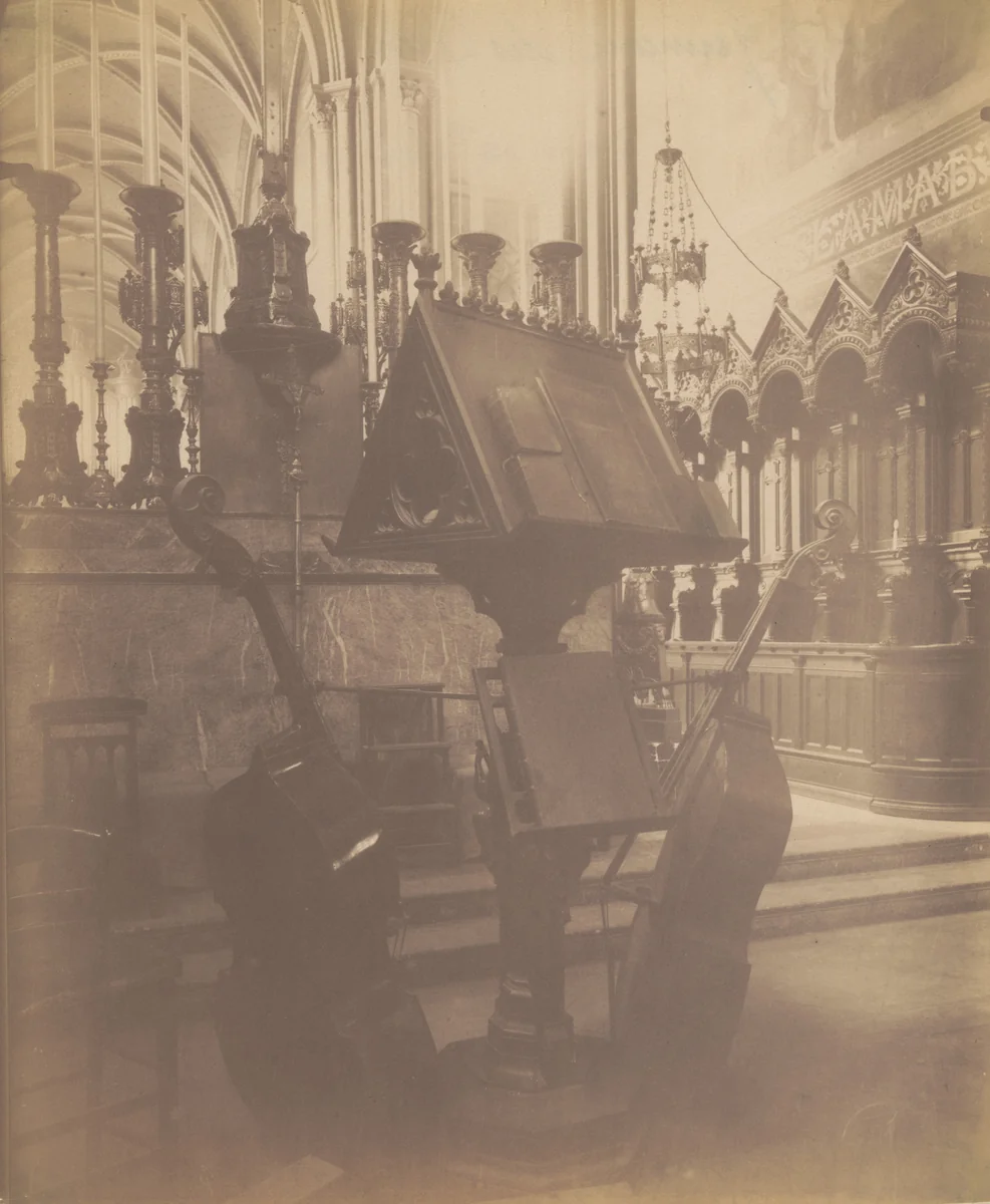 Saint Germain des Prés by Eugène Atget, photograph, 1906
