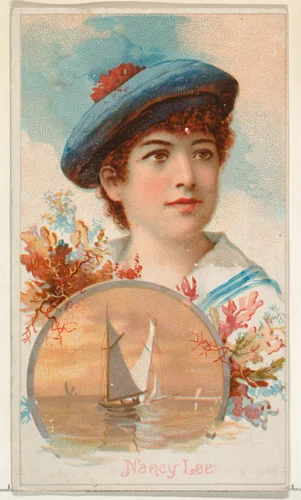 Nancy Lee, from the Illustrated Songs series (N116) issued by W. Duke, Sons & Co. to promote Honest Long Cut Tobacco by W. Duke, Sons & Co., print, 1893