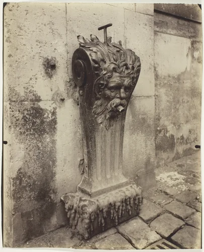 Versailles, Fontaine dans la Cour de Marbre by Jean-Eugène-Auguste Atget, photograph, 1903