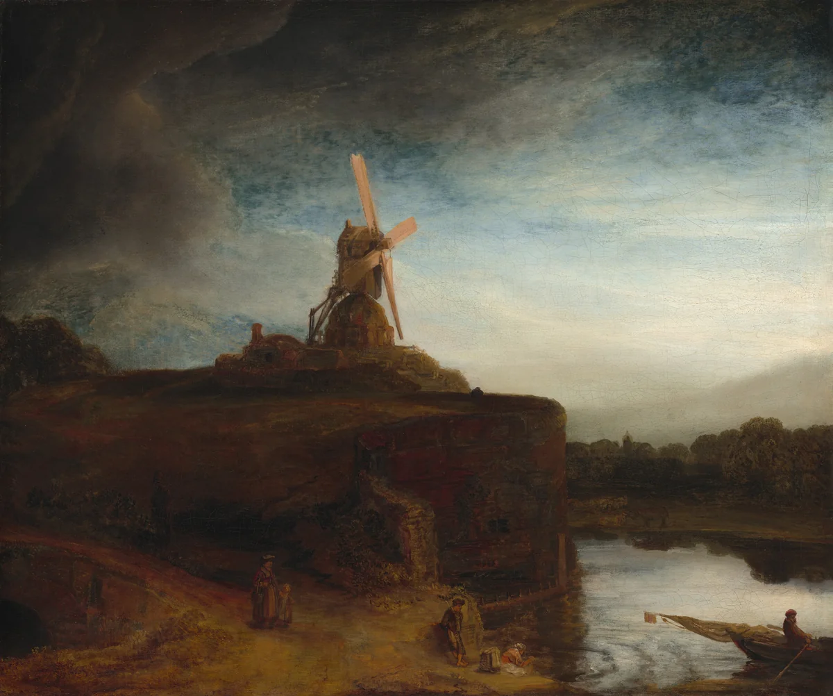 The Mill by Rembrandt van Rijn, painting, 1645-1648