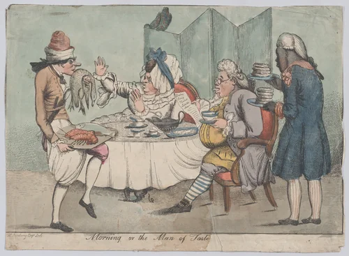 Morning, or, the Man of Taste by Henry William Bunbury, print, 1802-1811