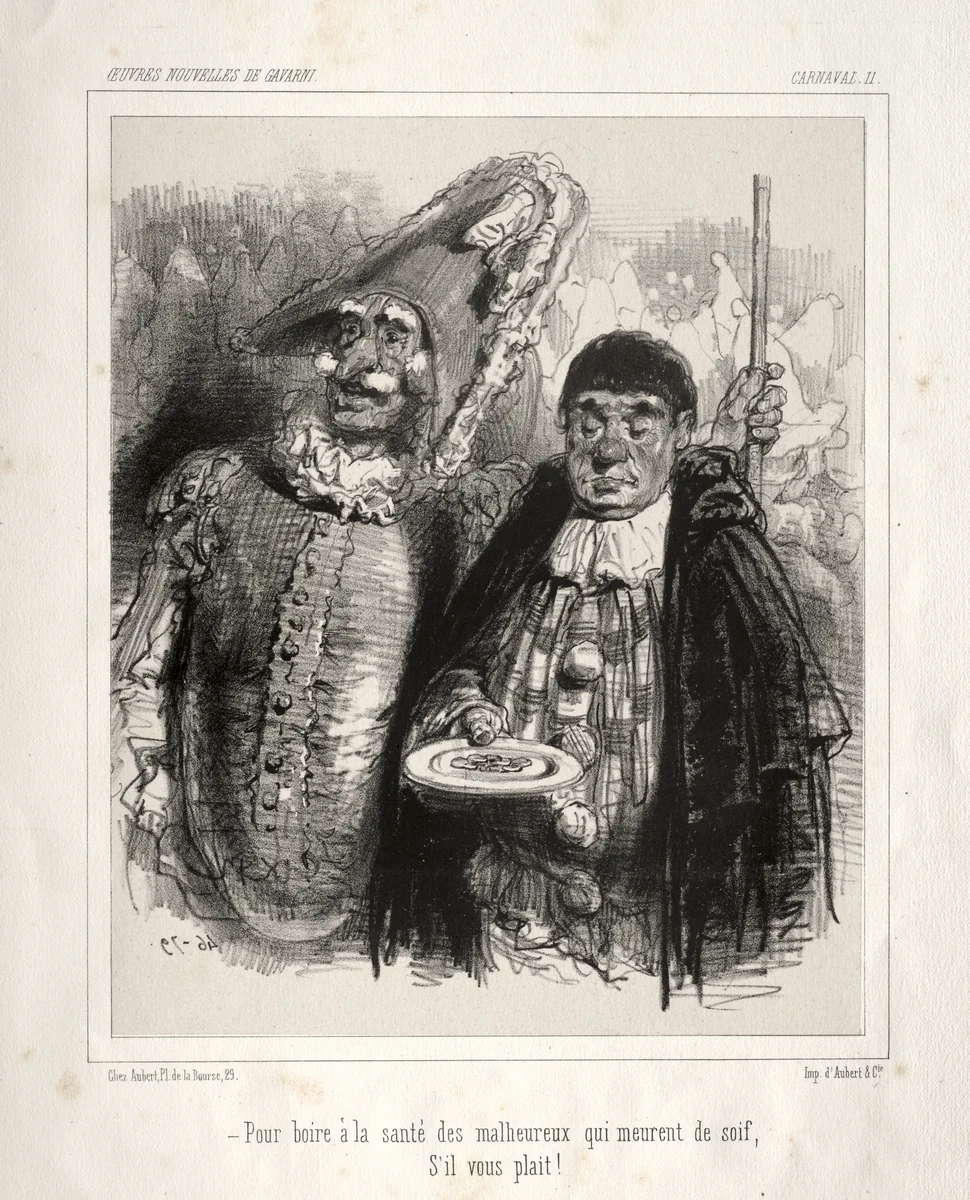Carnaval by Paul Gavarni, print, 1824-1847