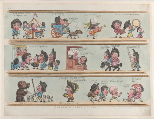 Borders for Rooms & Halls, Plate 8 by Thomas Rowlandson, print, 1799