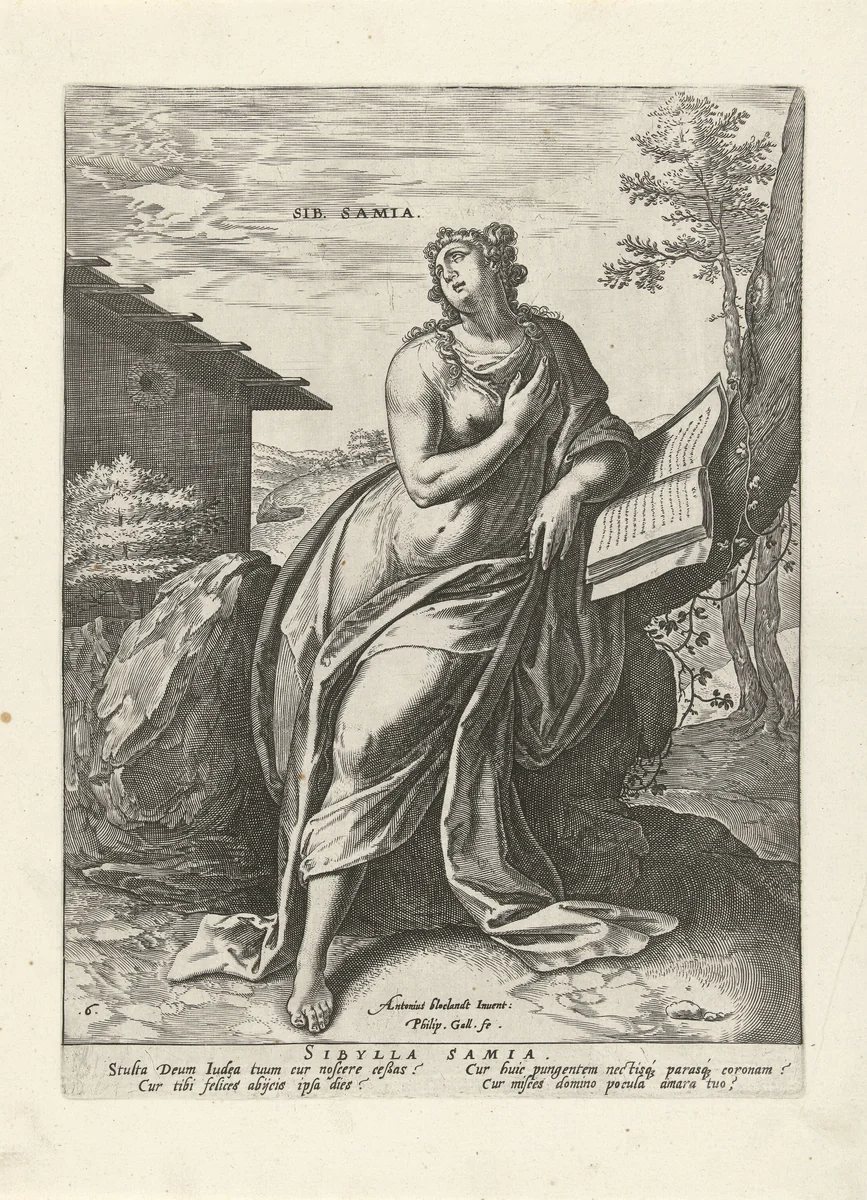 Sibille van Samos by Unknown, print, 1575