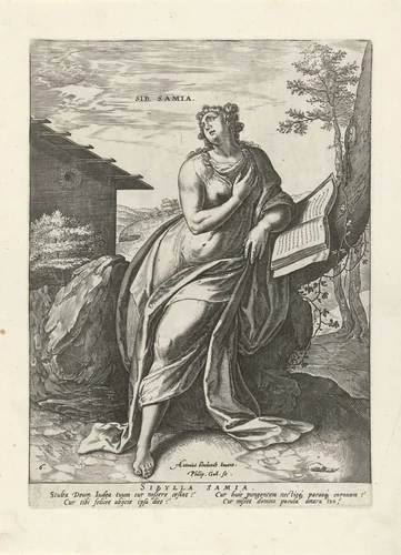 Sibille van Samos by Unknown, print, 1575