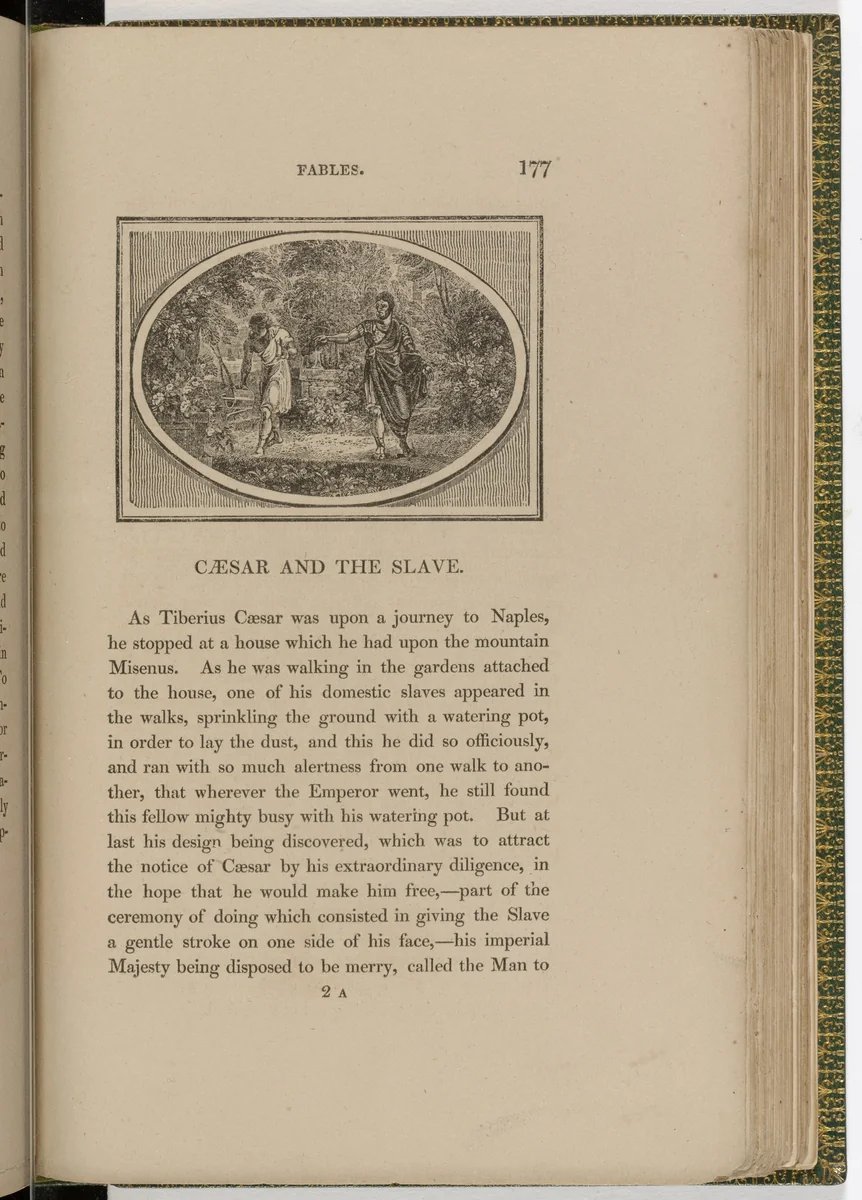 Headpiece (page 177) from The Fables of Aesop by Thomas Bewick, illustrated book, 1818