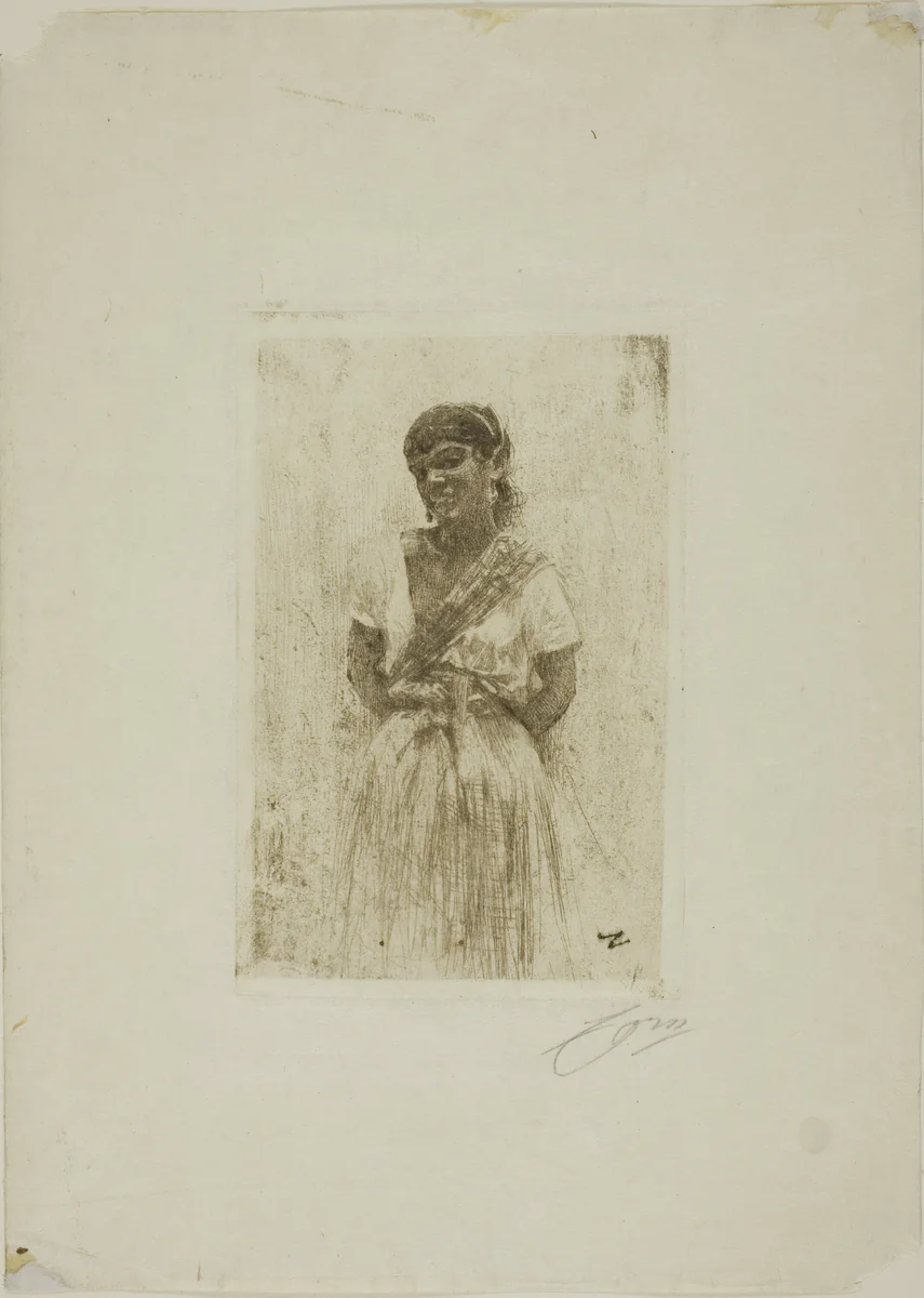 Pepita by Anders Zorn, print, 1883