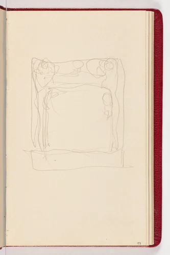 Page 17 by Gustav Klimt, sketchbook, 1898