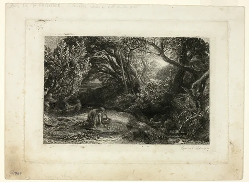 The Morning of Life by Samuel Palmer, print, 1860-1861