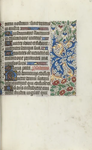 Book of Hours (Use of Rouen): fol. 68r by Master of the Geneva Latini, book, 1465-1475