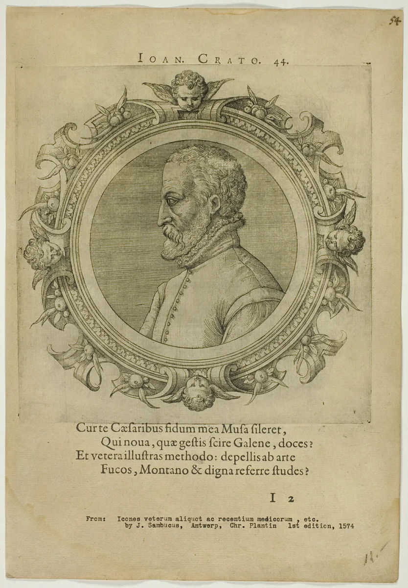 Portrait of Joan Crato by Unknown Artist, print, 1574
