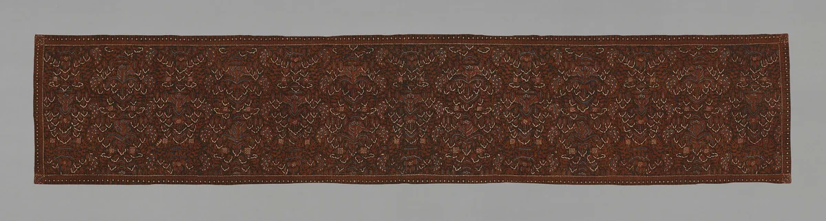 Slendang (Shawl) by Indonesia, Central Java, textile, 1801-1900