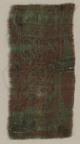 Three Fragments of Italian Gothic Silk by Unknown, textile, 1300-1399