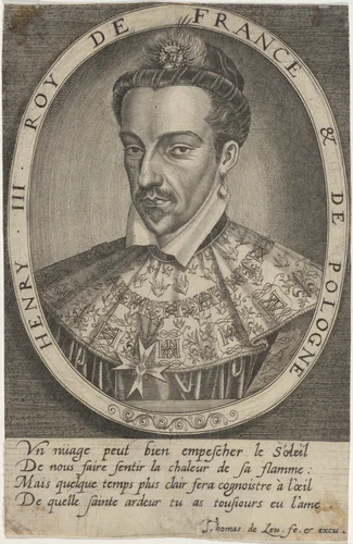 Henry III of France by Thomas de Leu, print, 1560-1620