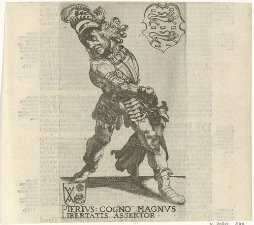 Grote Pier (Grutte Pier) by Simon Frisius, print, 1622