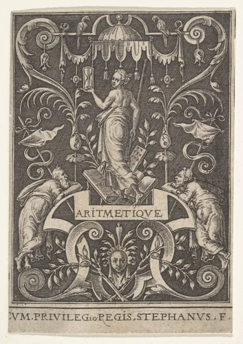 Arithmetic (Arithmetique) by Etienne Delaune, print, 1540-1583