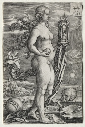 Respice Finem by Heinrich Aldegrever, print, 1529