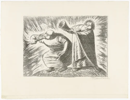 The New Day (Der neue Tag) by Ernst Barlach, print, 1932