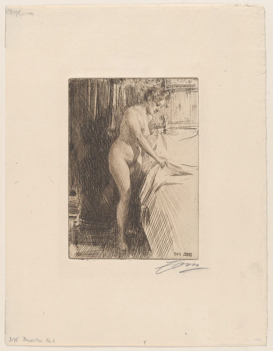 Olandine by Anders Zorn, print, 1904
