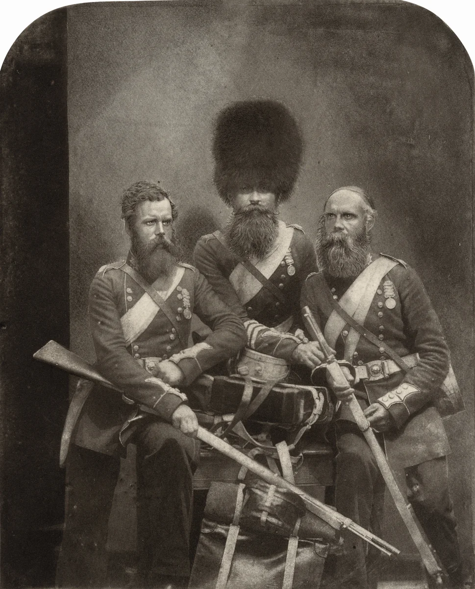 Crimean Braves — Men of the Trenches and Battlefields in the Crimea by Joseph Cundall; Robert Howlett; Photo-Galvano-Graphic Company, photograph, 1856