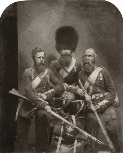 Crimean Braves — Men of the Trenches and Battlefields in the Crimea by Joseph Cundall; Robert Howlett; Photo-Galvano-Graphic Company, photograph, 1856
