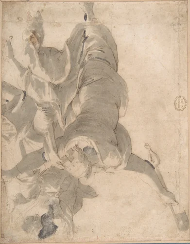 Allegorical Figures by anonymous, drawing, 1600-1700
