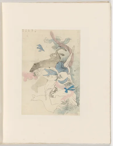 Plate (folio 18) from Les Biches, vol. I by Marie Laurencin, illustrated book, 1924