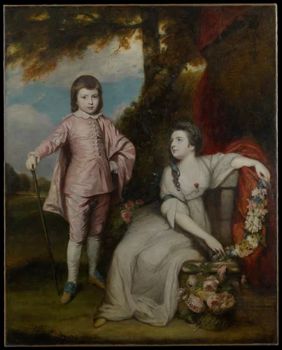 George Capel, Viscount Malden (1757–1839), and Lady Elizabeth Capel (1755–1834) by Sir Joshua Reynolds, painting, 1768