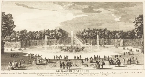 Le Bassin d'Apollon by Jean-Baptiste Rigaud, print, 1681-1812