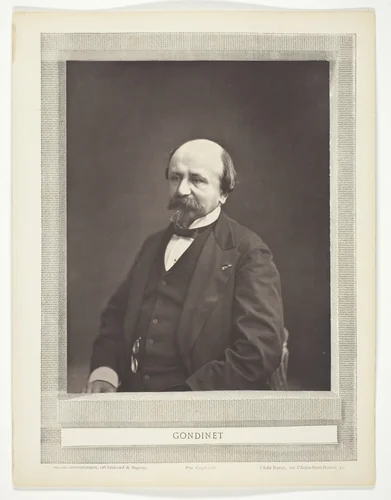 Gondinet by Nadar, photograph, 1853-1876