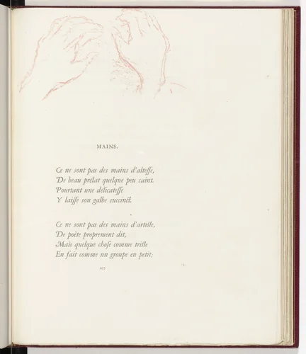 Headpiece (page 107) from Parallèlement (In Parallel) by Pierre Bonnard, illustrated book, 1900