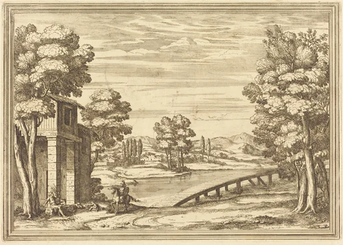 Il Greco in Troia: Plate 7 by Arnold von Westerhout, print, 1651-1725