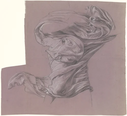 Study for "Greek Girls Bathing" by Elihu Vedder, drawing, 1867-1872