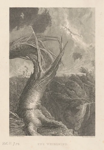 The Whirlwind by Edward Gallaudet; Thomas Cole, print, 1836