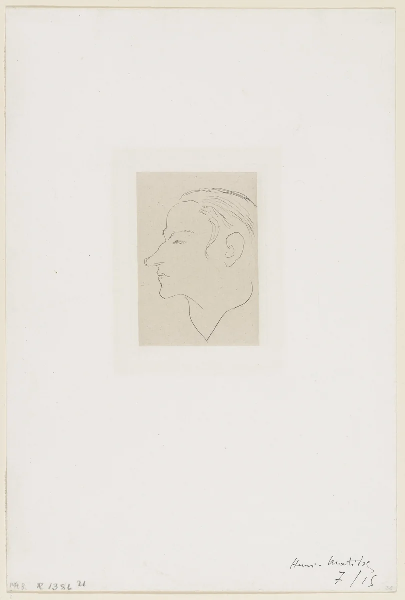 Madame Derain by Henri Matisse, print, 1914
