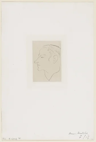 Madame Derain by Henri Matisse, print, 1914
