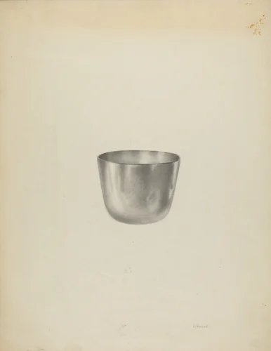 Silver Tumbler Cup by Sidney Liswood, index of american design, 1938